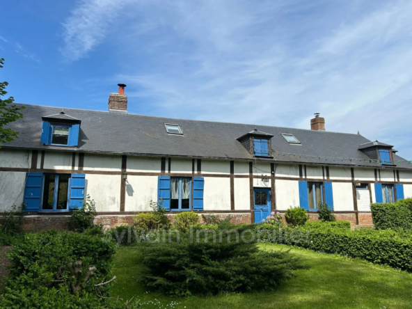 Charmante maison de plain-pied à vendre à Formerie avec terrain et espaces modulables