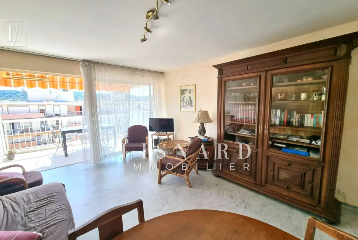 Vente appartement 3 pièces avec terrasse et garage à Vallauris 