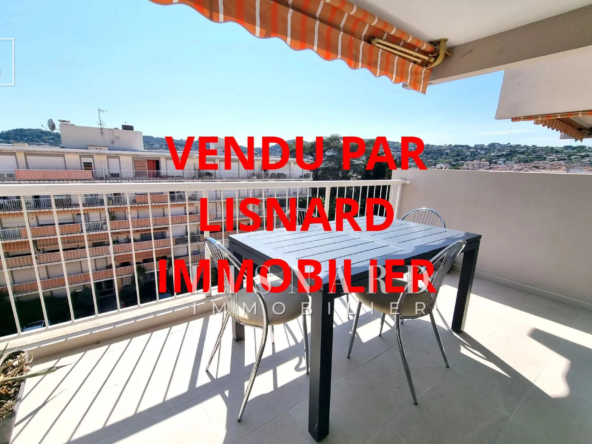Vente appartement 3 pièces avec terrasse et garage à Vallauris