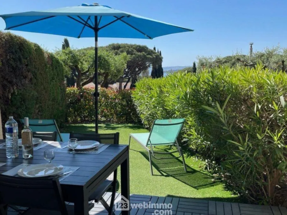 Studio en rez-de-jardin avec jardin et piscine à Sainte-Maxime proche plages