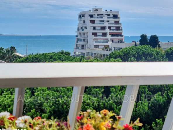 Studio avec Vue Mer à La Grande Motte - 30m², Terrasse et Parking Privé