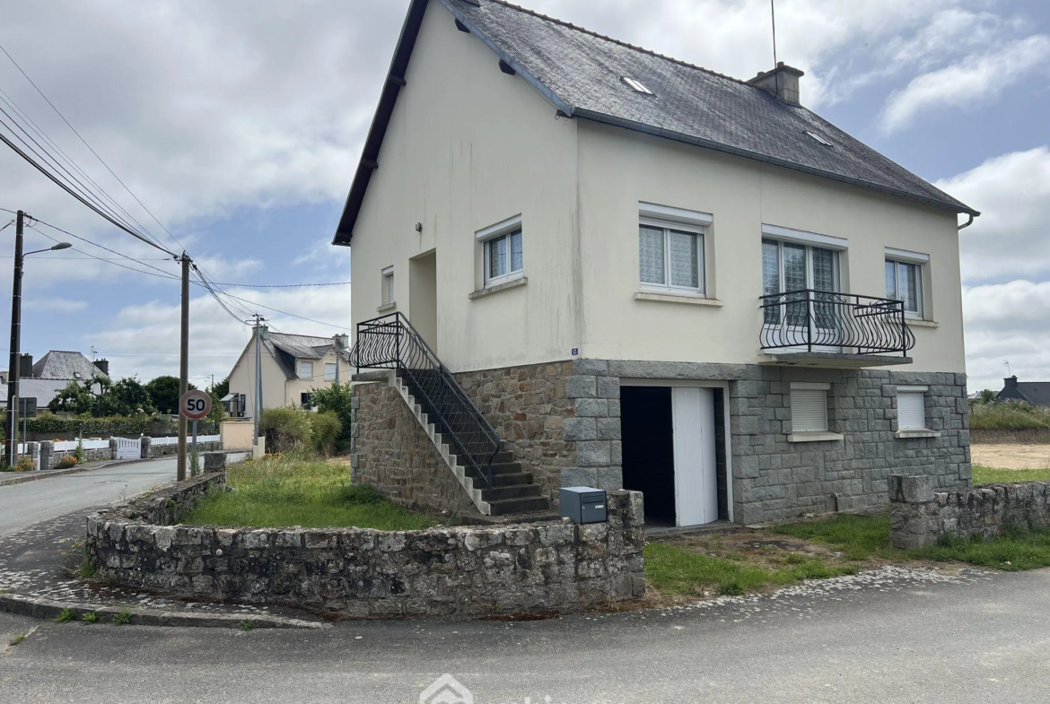Maison à Guingamp de 71m² avec potentiel d'agrandissement 