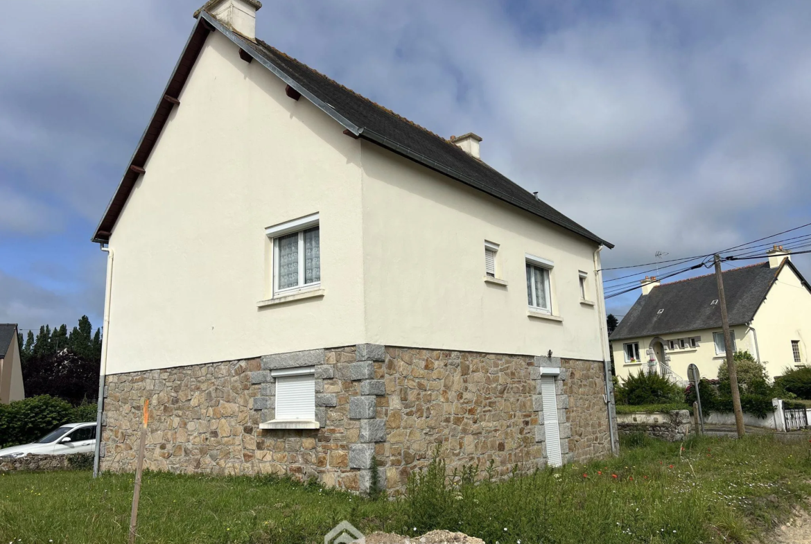 Maison à Guingamp de 71m² avec potentiel d'agrandissement 