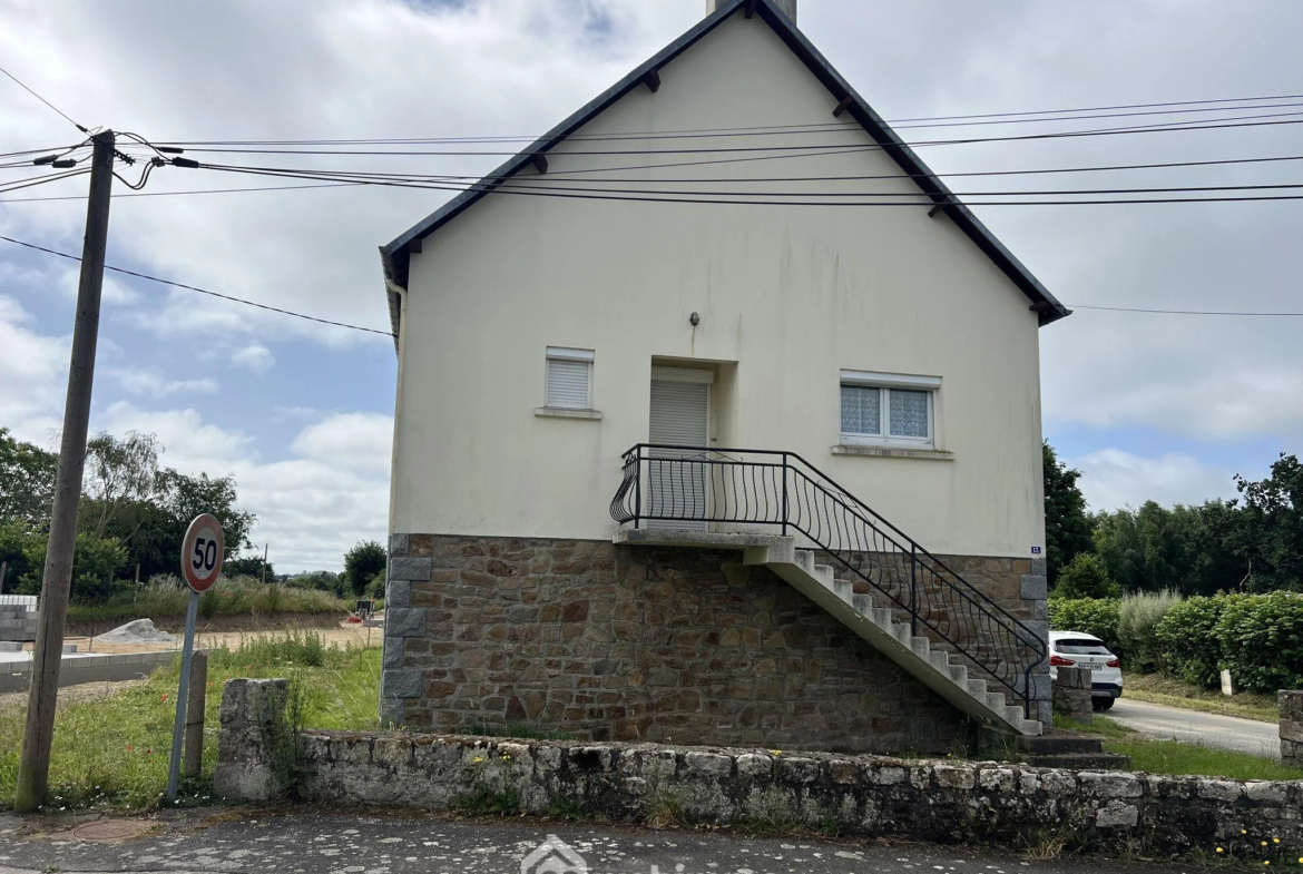 Maison à Guingamp de 71m² avec potentiel d'agrandissement 