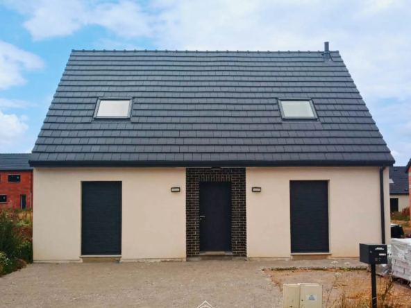 Maison neuve de 85 m² avec 3 chambres à Vecquemont, proche Amiens