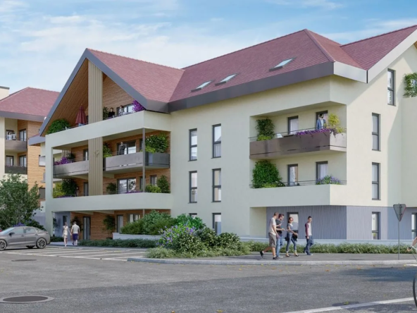 Programme immobilier neuf à Frangy, appartements du studio au T3, livraison 2025