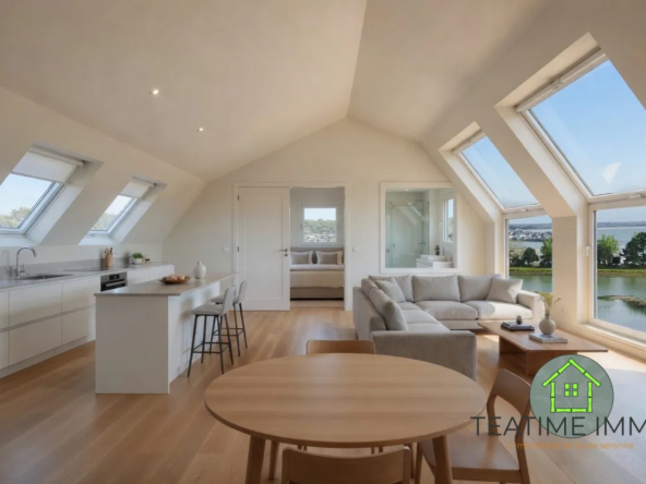 Appartement T2 rénové face à la mer à Loctudy, cadre exceptionnel