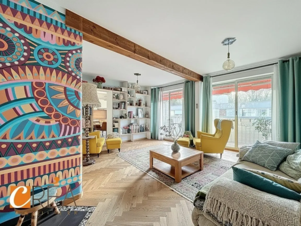 Appartement 4 pièces à vendre à Kingersheim avec balcon, parking et cave