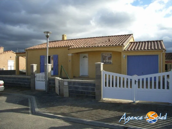 Villa de plain-pied à Fabrezan avec jardin et garage, proximité A9