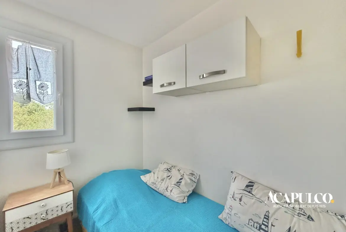 Studio cabine à Cap d'Agde proche Plage du Môle avec parking privé 