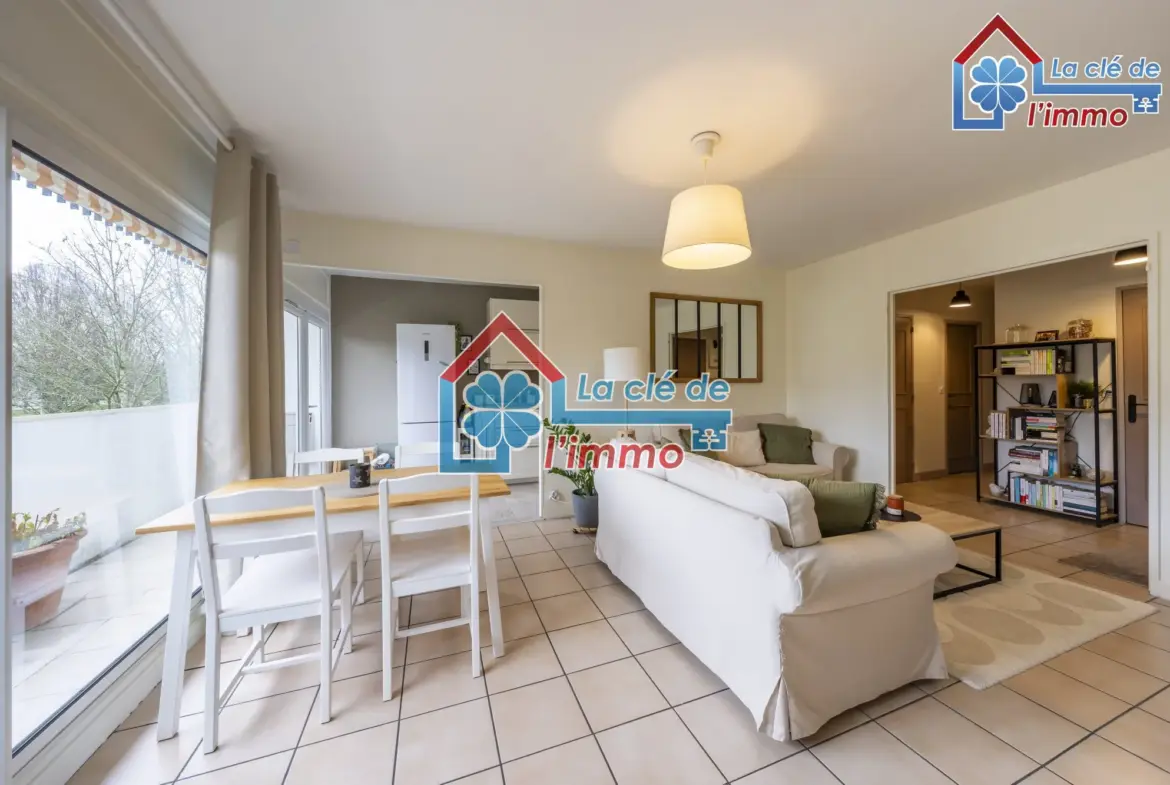Bel appartement T4 avec balcon, cave et emplacement idéal à Le Mée-sur-Seine 