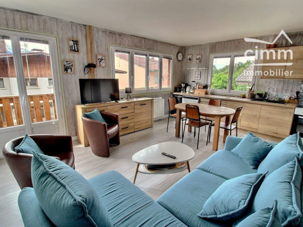 Appartement 2 pièces avec vue exceptionnelle sur le Mont-Blanc à Passy (74190)