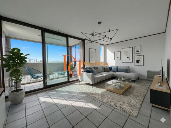 Complément d'appartement T3 lumineux avec vue à Bron - 62,88 m²