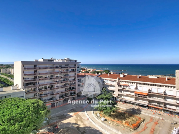 À vendre appartement 2 pièces avec vue mer à Saint-Cyprien
