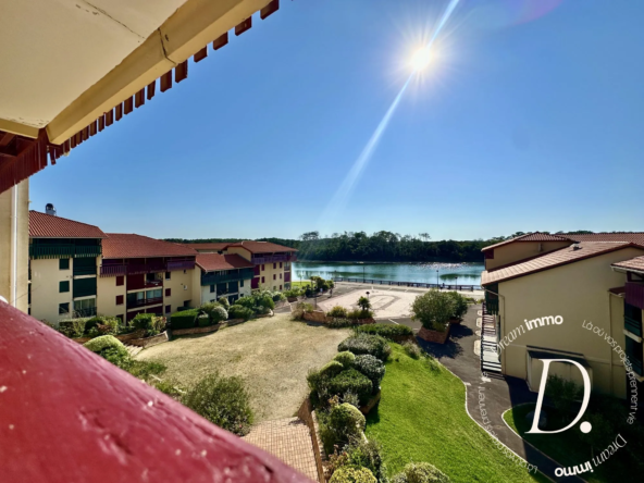 Bel appartement 2 pièces avec vue sur le lac de Soustons – Garage inclus