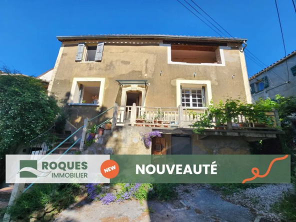Maison de village avec terrasse et studio indépendant près de Lodève