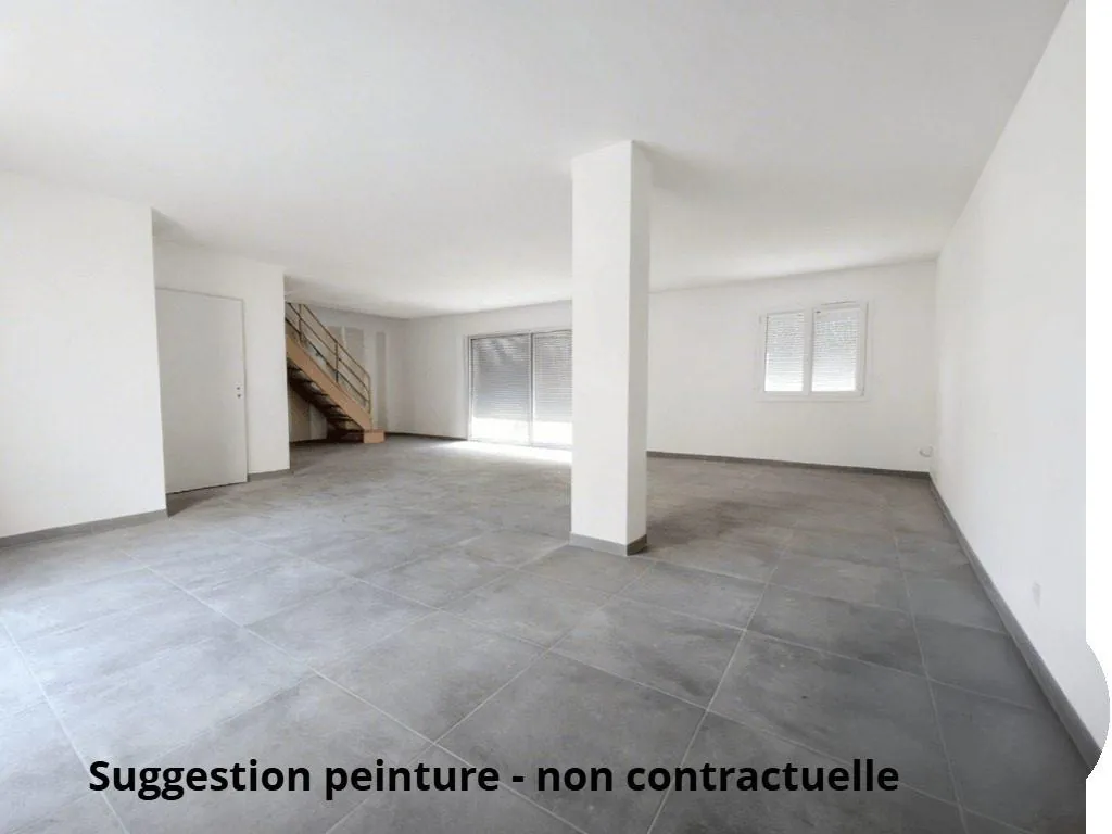 Suggestion peinture Salon-séjour Maison neuve 3 chambres de 100 m² avec jardin, garage et parking à Montélimar 