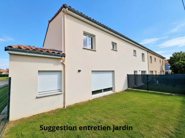 Maison neuve 3 chambres de 100 m² avec jardin, garage et parking à Montélimar
