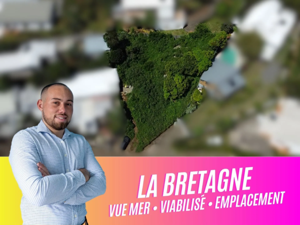 Terrain constructible avec vue mer à Sainte-Clotilde – Opportunité rare