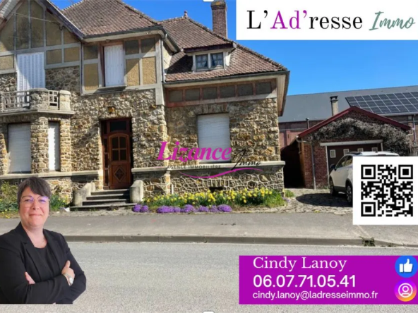 Charmante maison de campagne à Villers-Faucon avec jardin et travaux à prévoir