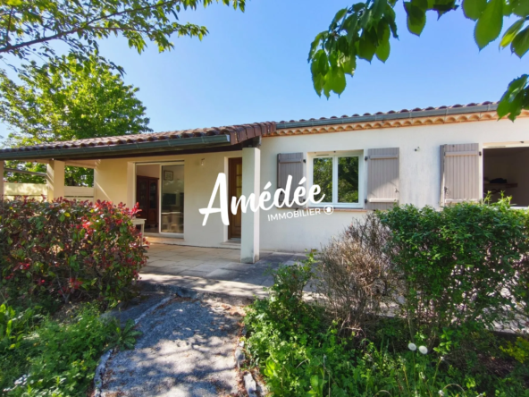 Maison plain-pied T4 avec garage et grand terrain à Alvignac (46500)