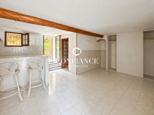 Studio à vendre à Nice quartier La Madeleine — 28 m² avec jardin privatif