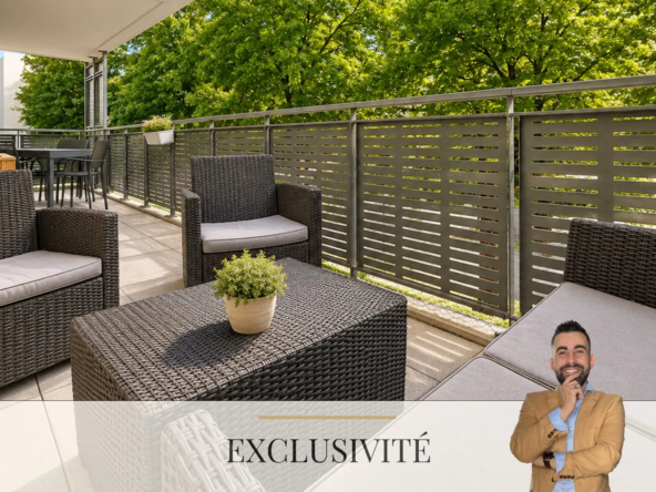 Appartement T2 avec grand balcon et garage à Saint-Priest – Résidence sécurisée