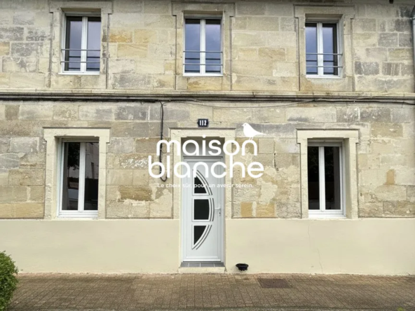 Maison à vendre à Coutras avec 3 chambres et jardin, centre-ville