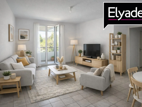 Appartement T3 de 52,30 m² avec balcon à Montréjeau – Investissement rentable et ville dynamique
