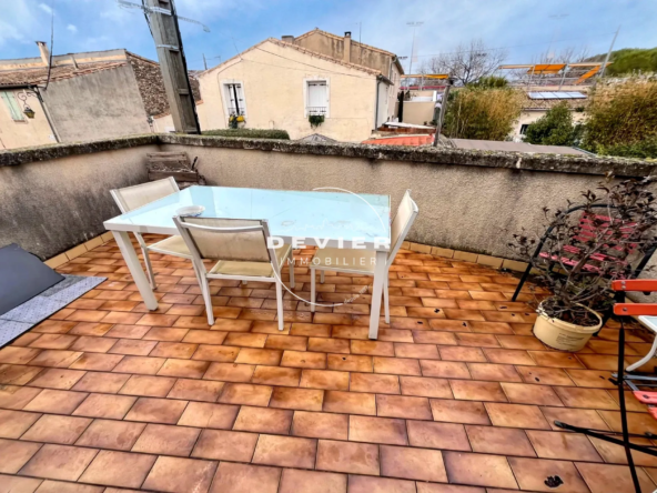 A vendre maison de village 2 pièces à Baillargues, résidence avec terrasse