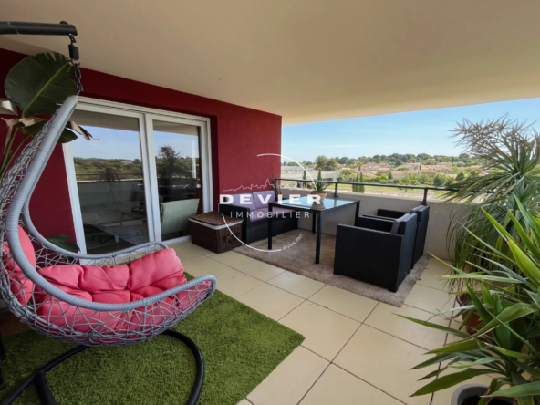 Appartement 3 pièces avec terrasse et vue panoramique à Saint-Brès