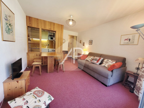 Studio meublé avec coin montagne et balcon en vente à Serre Chevalier 1400