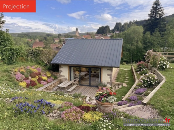 Maison de 35 m² avec terrain constructible à Saulxures, potentiel d'évolution
