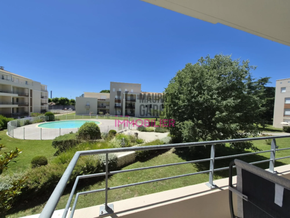 Appartement T3 avec terrasse, garage, piscine à Le Pontet - Résidence sécurisée