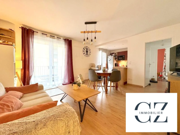 Appartement 3 pièces récent avec balcon et parking à Dijon proche Parc de la Colombière