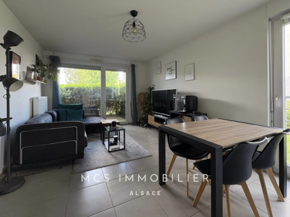 Appartement à vendre à Brumath avec terrasse et garage en résidence sécurisée