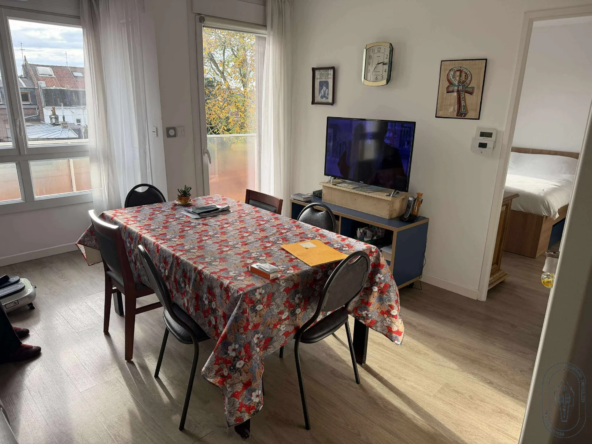 Appartement de 42 m² à Tourcoing dans résidence gérée, investissement sécurisé