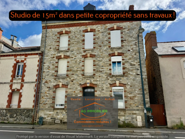 Studio à vendre Rennes boulevard de Metz, investissement idéal