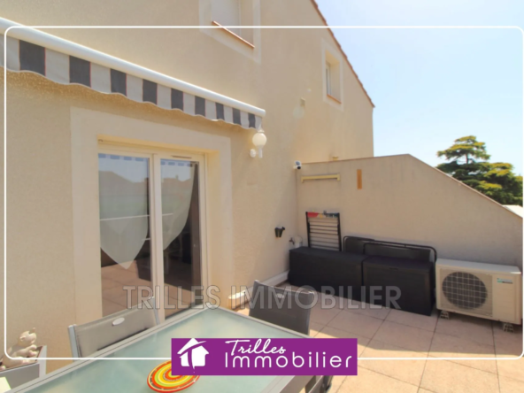À vendre appartement 3 pièces avec terrasse à Saint Laurent de la Salanque