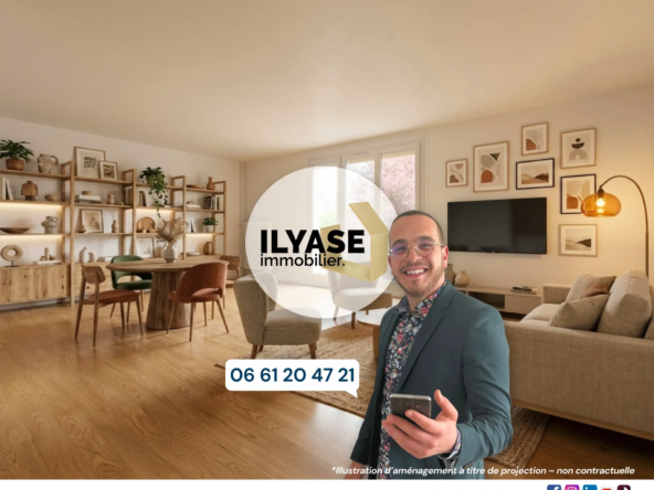 A vendre appartement T3 de 77 m² avec balcon à Chalon-sur-Saône