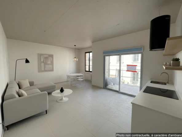 Bel appartement T3 rénové à Valergues avec terrasse et parking