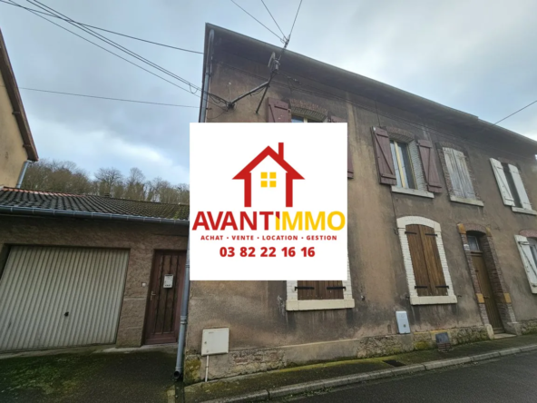 Maison mitoyenne à rénover de 133 m² à Homécourt - Potentiel élevé