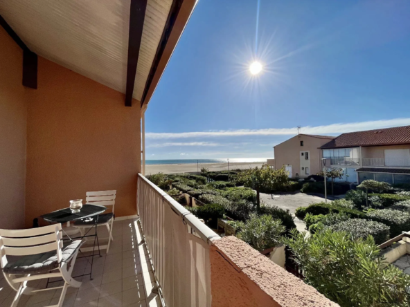 Appartement 2 pièces avec mezzanine et vue mer à Gruissan