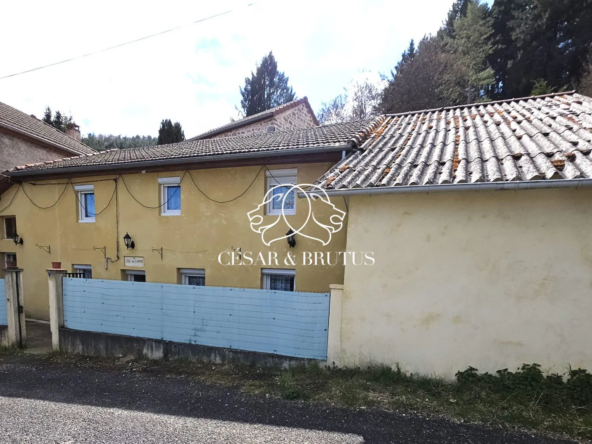 Maison de Bourg T4 à Vorey avec terrasse et atelier - Opportunité à saisir