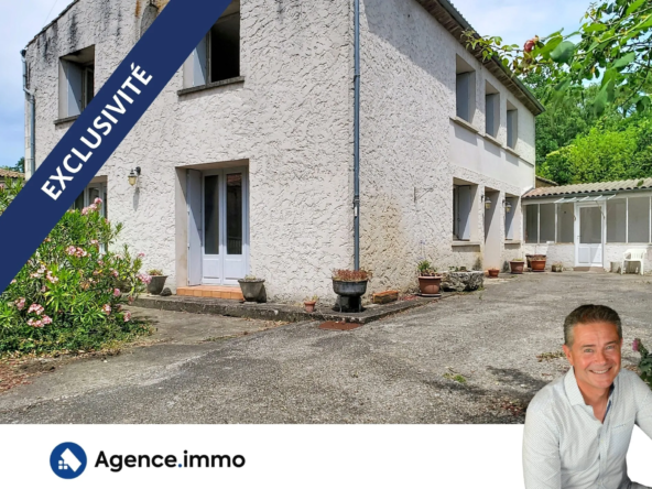 Maison à rénover de 8 pièces à Cravans avec garage spacieux et potentiel exceptionnel