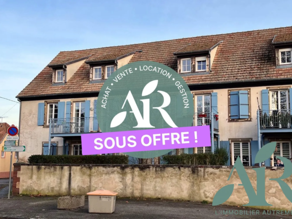 Charmant appartement 2 pièces avec terrasse à Bernardswiller – Vendu loué