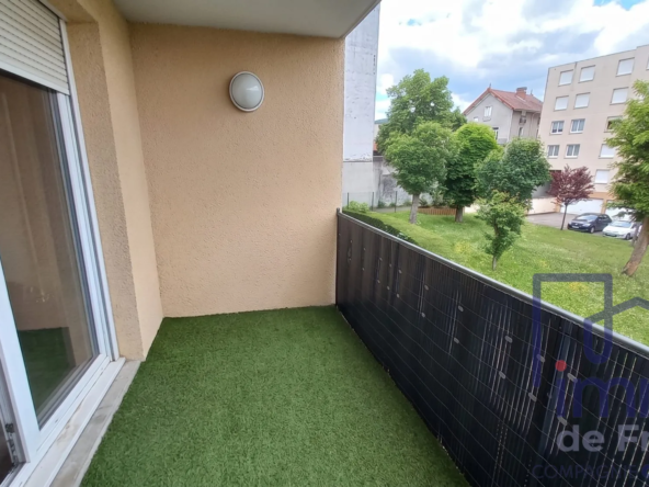 Vente d'un appartement T3 à Firminy Victor Hugo avec garage et terrasse