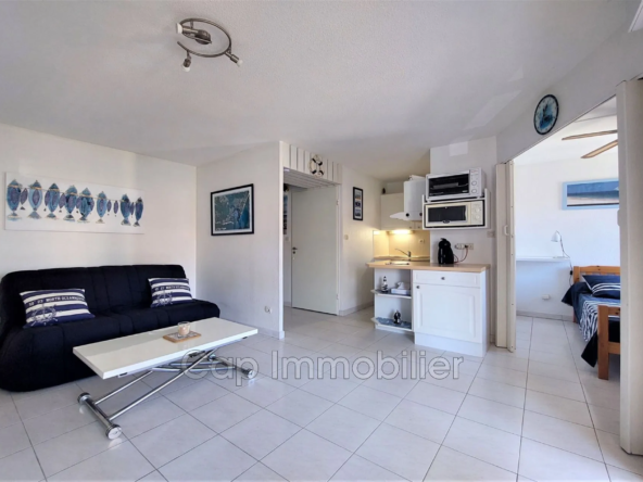 Achat appartement 2 pièces avec loggia et piscine au Cap d'Agde