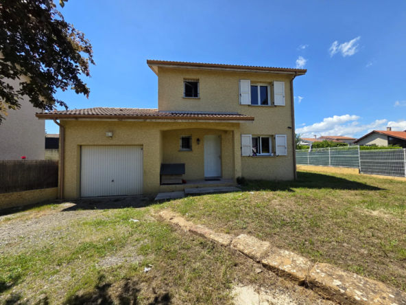 Maison 90 m² avec 3 chambres à Roussillon, garage et terrain clos