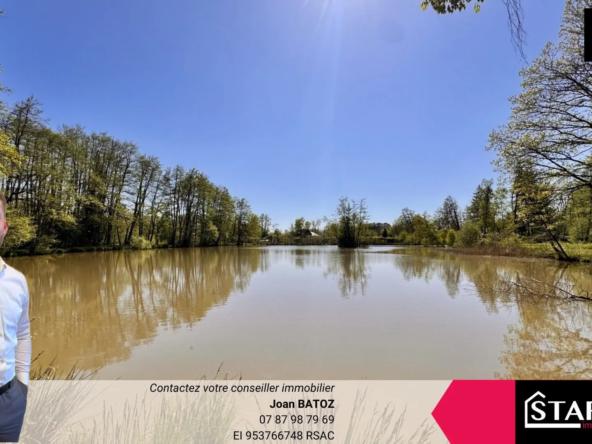 Terrain de loisir non constructible de 3,25 Ha avec étangs à Lachapelle-sous-Chaux